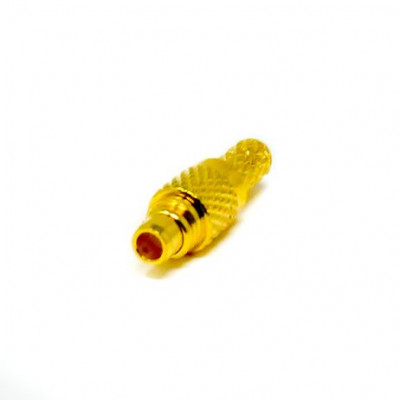 MCX RF Connector Male Straight Gold Plated Crimp type for Cable