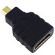 Micro HDMI Male To HDMI Female Adaptor for Raspberry Pi 4