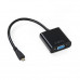 Micro HDMI to VGA cable (Without Audio) Micro HDMI to VGA cable (Without Audio)