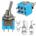 Mini MTS-203 6-Pin DPDT 6A 125VAC Toggle Switch - Pack of 5