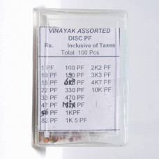 Mix Ceramic Capacitor Box - 20 Values (5 Piece Each Value)