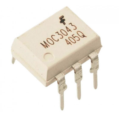 MOC3043 IC - Zero-Cross Optoisolator Triac Driver IC