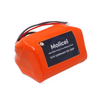 Molicel INR21700 P42A 11.1V 4200mAh 11C 3S1P Lithium-Ion Battery (Triangle) Molicel INR21700 P42A 11.1V 4200mAh 11C 3S1P Lithium-Ion Battery (Triangle)