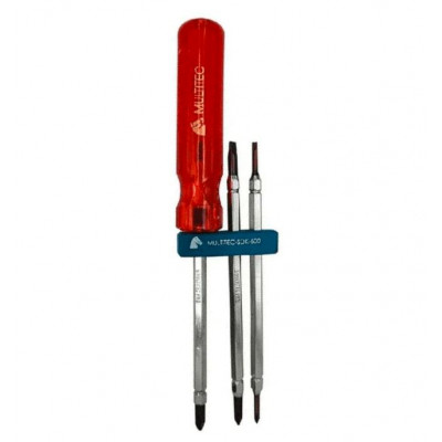 Multitec SDK-600 6 In 1 Multibit Stubby Reversible Screw Driver Set