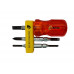 Multitec STB-330 6 In 1 Multibit Stubby Reversible Screw Driver Set