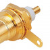 MX 1.6 / 5.6 Female Socket Chassis Type Connector Bulkhead with Teflon Fully Gold Plated (MX-2452)