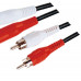 MX 2 P-38 Mono Male Plug To MX 2 RCA Male Plug Cord OFC Cable 1.5 Meter (MX-1118A)