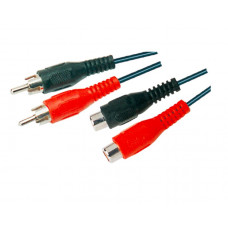 MX 2 RCA Male Plug To MX 2 RCA Female Socket Cord 1.5 Meter (MX-779)