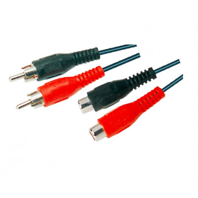 MX 2 RCA Male Plug To MX 2 RCA Female Socket Cord 1.5 Meter (MX-779)