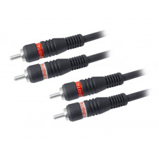 MX 2 RCA Male Plug To MX 2 RCA Male Cord High Resolution OFC Cable 1.5 Meter (MX-795)
