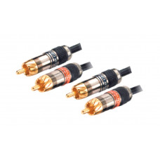 MX 2 RCA Male Plug To MX 2 RCA Male Plug Cord OFC Cable Heavy Duty 1.5 Meter (MX-2135)