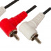 MX 2 RCA Male Plug To MX 2 RCA Male Right Angle Cord 1.5 Meter (MX-597)