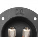 MX 2 Way Army Type Binding Post Speaker Terminal Round with Metal Connector 75mm x 45.6mm (MX-750)