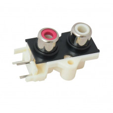 MX 2 Way RCA Female Connector PCB Mounting (MX-323)