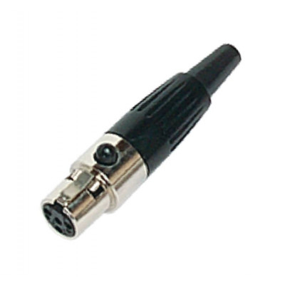 MX 3 Pin MIC Extension Female Socket Connector XLR Mini (MX-1390) MX 3 Pin MIC Extension Female Socket Connector XLR Mini (MX-1390)