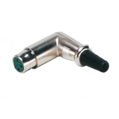 MX 3 Pin MIC Extension Female Socket Connector XLR Right Angle (MX-1239) MX 3 Pin MIC Extension Female Socket Connector XLR Right Angle (MX-1239)