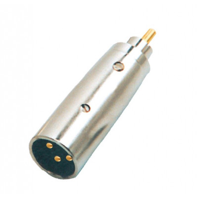 MX 3 Pin MIC Male Plug Connector XLR To MX RCA Male Plug Connector Pin Gold Plated (MX-1020) MX 3 Pin MIC Male Plug Connector XLR To MX RCA Male Plug Connector Pin Gold Plated (MX-1020)