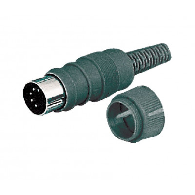 MX 4 Pin DIN Male Plug Industrial with Locking System (MX-760) MX 4 Pin DIN Male Plug Industrial with Locking System (MX-760)