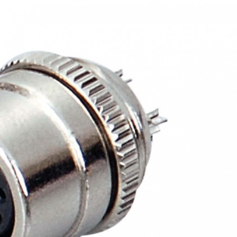 MX 4 Pin Mini DIN Female Socket Connector Chassis Type with Nut (MX