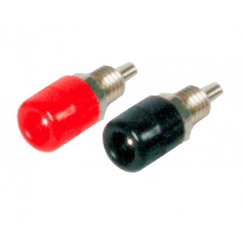 MX 4mm Banana Female Socket Connector Mini Red and Black Pair (MX1413
