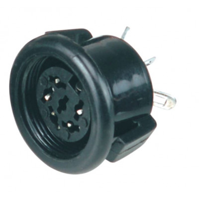 MX 5 Pin Plug 45 Degree DIN Female Socket Industrial Chassis Mounting with Locking System (MX-766) MX 5 Pin Plug 45 Degree DIN Female Socket Industrial Chassis Mounting with Locking System (MX-766)