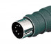 MX 5 Pin DIN Male Plug 60 Degree Industrial with Locking System (MX-762)