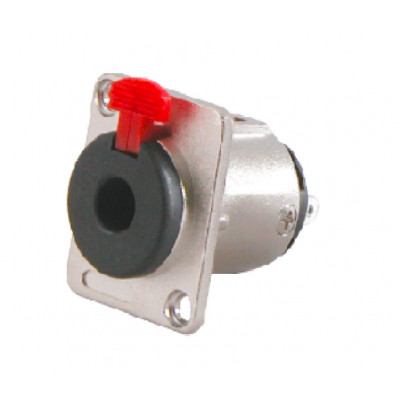 MX 6.35mm P-38 Mono Female Socket Locking Type Panel Mounting Connector (MX-1872) MX 6.35mm P-38 Mono Female Socket Locking Type Panel Mounting Connector (MX-1872)