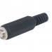 MX 6.35mm P-38 Mono Male Connector Copper Plated - Economic (MX-65E) MX 6.35mm P-38 Mono Male Connector Copper Plated - Economic (MX-65E)