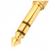 MX 6.35mm P-38 Stereo Male Plug To MX 3.5mm EP Stereo Female Connector Full Metal Gold Plated (MX-139)