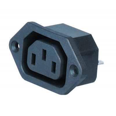 MX AC Female For Computer Power Supply Cord Panel Mounting (MX-3192)
