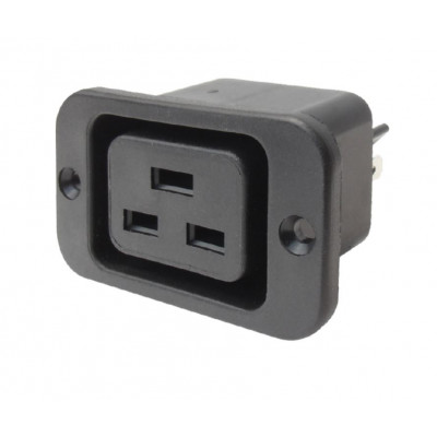 MX AC Female Server Socket 16 Amp IEC 320C19 (MX-2962) MX AC Female Server Socket 16 Amp IEC 320C19 (MX-2962)