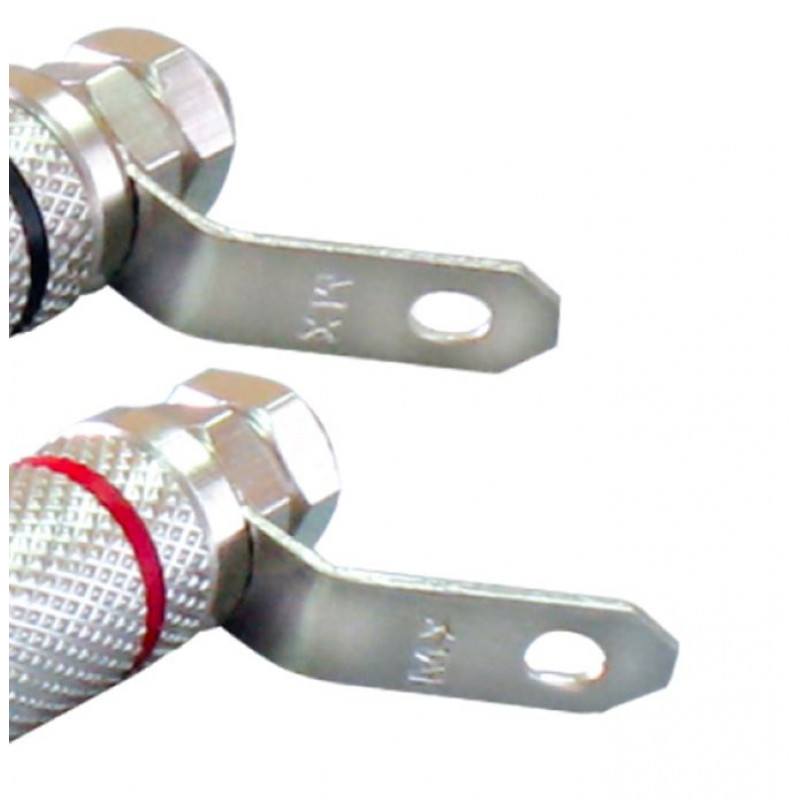 MX Army Type Binding Post Terminal Heavy Duty Full Metal 15 Amp Red and