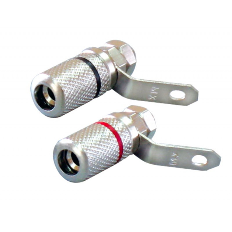 MX Army Type Binding Post Terminal Heavy Duty Full Metal 15 Amp Red and