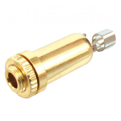 MX EP Stereo Extension Female Socket Connector 3.5mm Chassis Mounting Gold Plated (MX-2887)