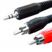 MX EP Stereo Male Plug 3.5mm To MX 2 RCA Male Plug Cord 1.5 Meter (MX-560) MX EP Stereo Male Plug 3.5mm To MX 2 RCA Male Plug Cord 1.5 Meter (MX-560)