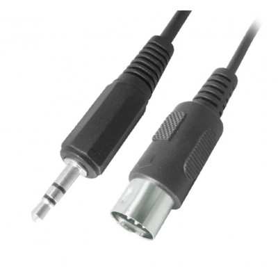 MX EP Stereo Male Plug 3.5mm To MX 7 Pin DIN Male Plug Cord 1.5 Meter (MX-2978) MX EP Stereo Male Plug 3.5mm To MX 7 Pin DIN Male Plug Cord 1.5 Meter (MX-2978)