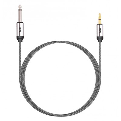 MX EP Stereo Male Plug 3.5mm To P-38 Mono Male Plug Cord 1.5 Meter (MX-3995)