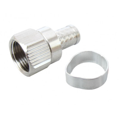 MX 'F' Type Male Connector with Ring Big F-5 (MX-263)