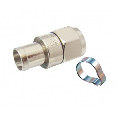 MX 'F' Type Male Connector with Ring F-7 For RG-11 Cable (MX-185) MX 'F' Type Male Connector with Ring F-7 For RG-11 Cable (MX-185)