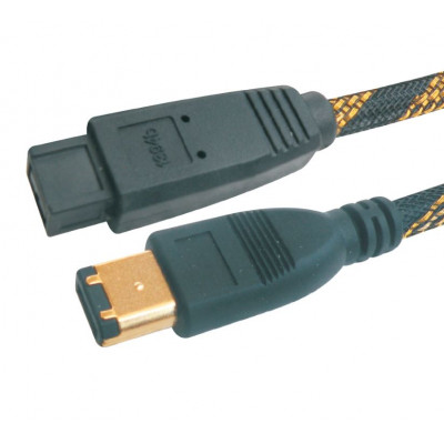 MX Firewire IEEE 1394B 9 Pin To MX 6 Pin Cord Gold Plated with Nylon Mesh on Cable Bilingul 1.5 Meter (MX-3273) MX Firewire IEEE 1394B 9 Pin To MX 6 Pin Cord Gold Plated with Nylon Mesh on Cable Bilingul 1.5 Meter (MX-3273)