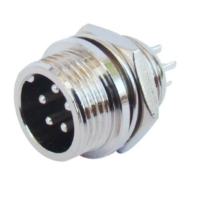 MX M12 MIC Male Plug Connector 3 Pin Plug (MX-2838A) MX M12 MIC Male Plug Connector 3 Pin Plug (MX-2838A)