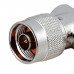 MX N Male Plug To MX N Female Socket Connector Right Angle (MX-2376)