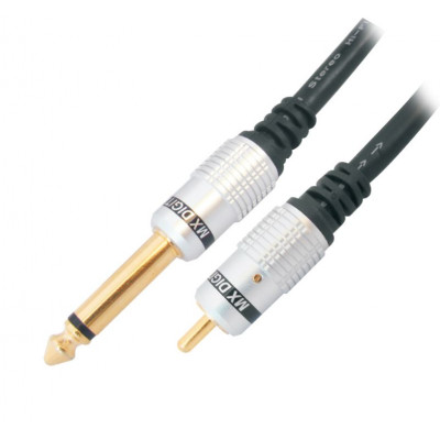 MX P-38 Mono Male Connector To MX RCA Male Plug Digital Link Cord Gold Plated 1.5 Meter (MX-3039) MX P-38 Mono Male Connector To MX RCA Male Plug Digital Link Cord Gold Plated 1.5 Meter (MX-3039)