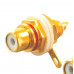 MX RCA Connector Gold Plated With Teflon Heavy Duty Pair (MX-990) MX RCA Connector Gold Plated With Teflon Heavy Duty Pair (MX-990)