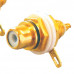 MX RCA Connector Gold Plated With Teflon Heavy Duty Pair (MX-990) MX RCA Connector Gold Plated With Teflon Heavy Duty Pair (MX-990)