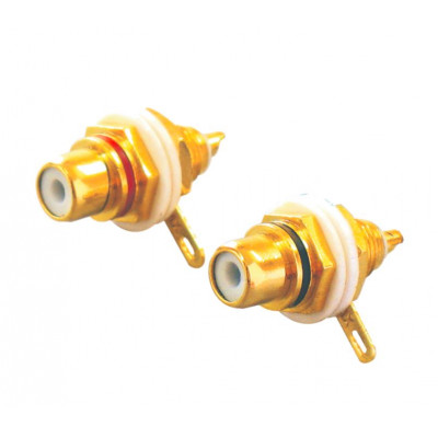 MX RCA Connector Gold Plated With Teflon Heavy Duty Pair (MX-990) MX RCA Connector Gold Plated With Teflon Heavy Duty Pair (MX-990)
