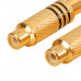 MX RCA Female Connector Full Metal With Spring Gold Plated (MX-843A) MX RCA Female Connector Full Metal With Spring Gold Plated (MX-843A)