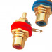 MX RCA Female Connector Gold Plated RGB Heavy Duty (MX-990A) MX RCA Female Connector Gold Plated RGB Heavy Duty (MX-990A)