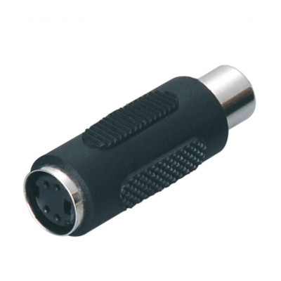 MX RCA Female Socket To MX 4 Pin Mini DIN Female Socket Connector (MX-2505)