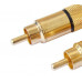 MX RCA Male Connector Gold Plated Pair (MX-871)